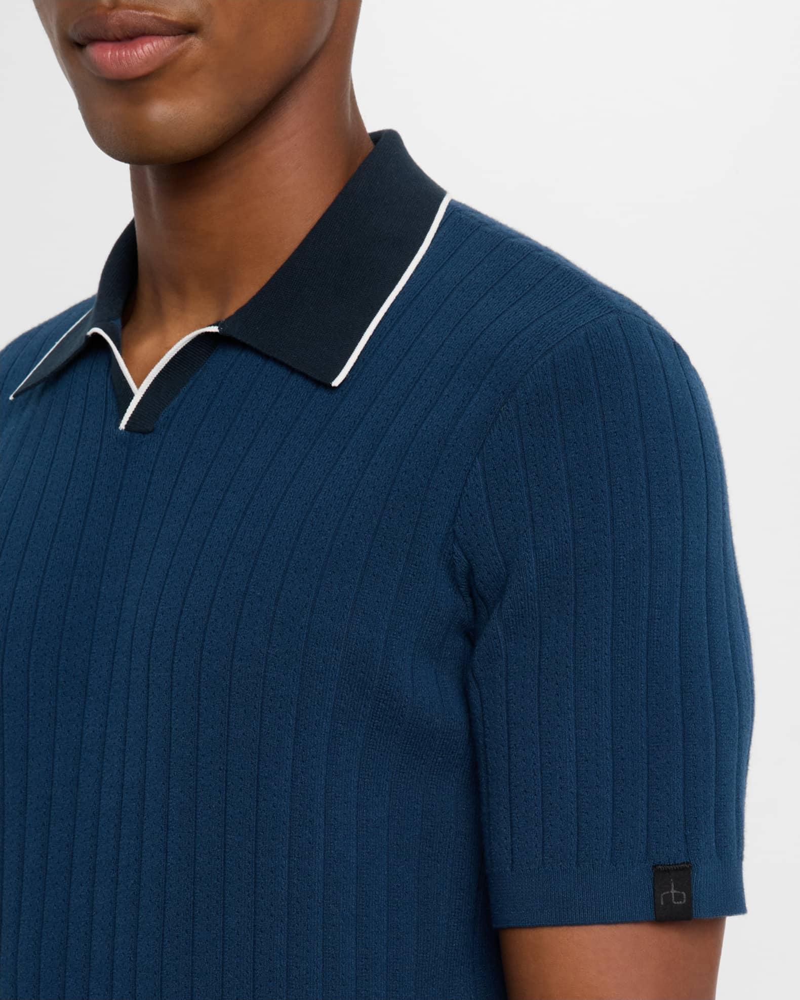 Mens Sanford Johnny Collar Polo Shirt Product Image