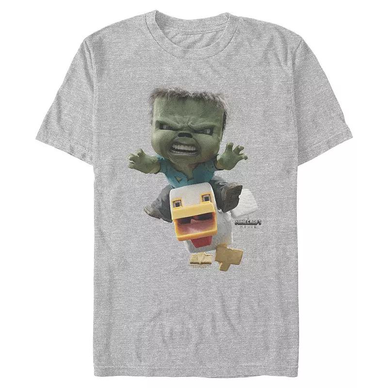 Men's Minecraft Chicken Jockey Attack Graphic Tee,  Product Image
