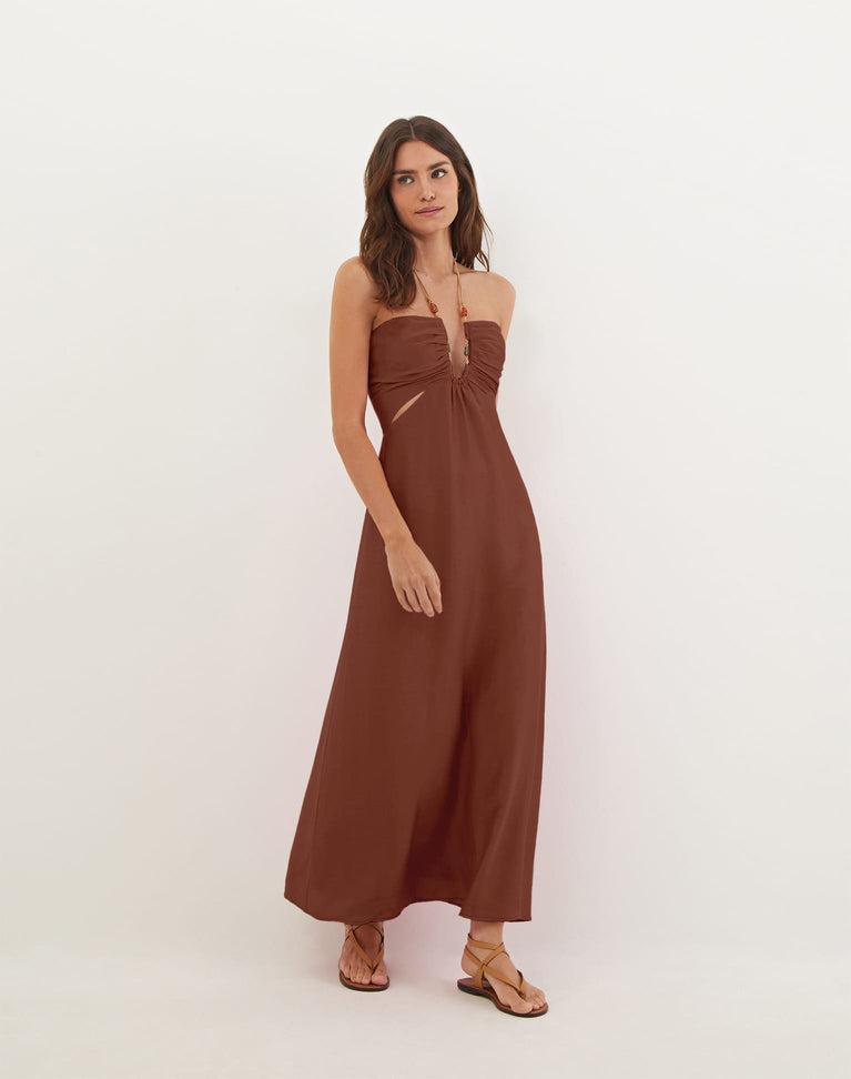 Melina Detail Midi Dress (Exchange Only) - Nutshell Product Image