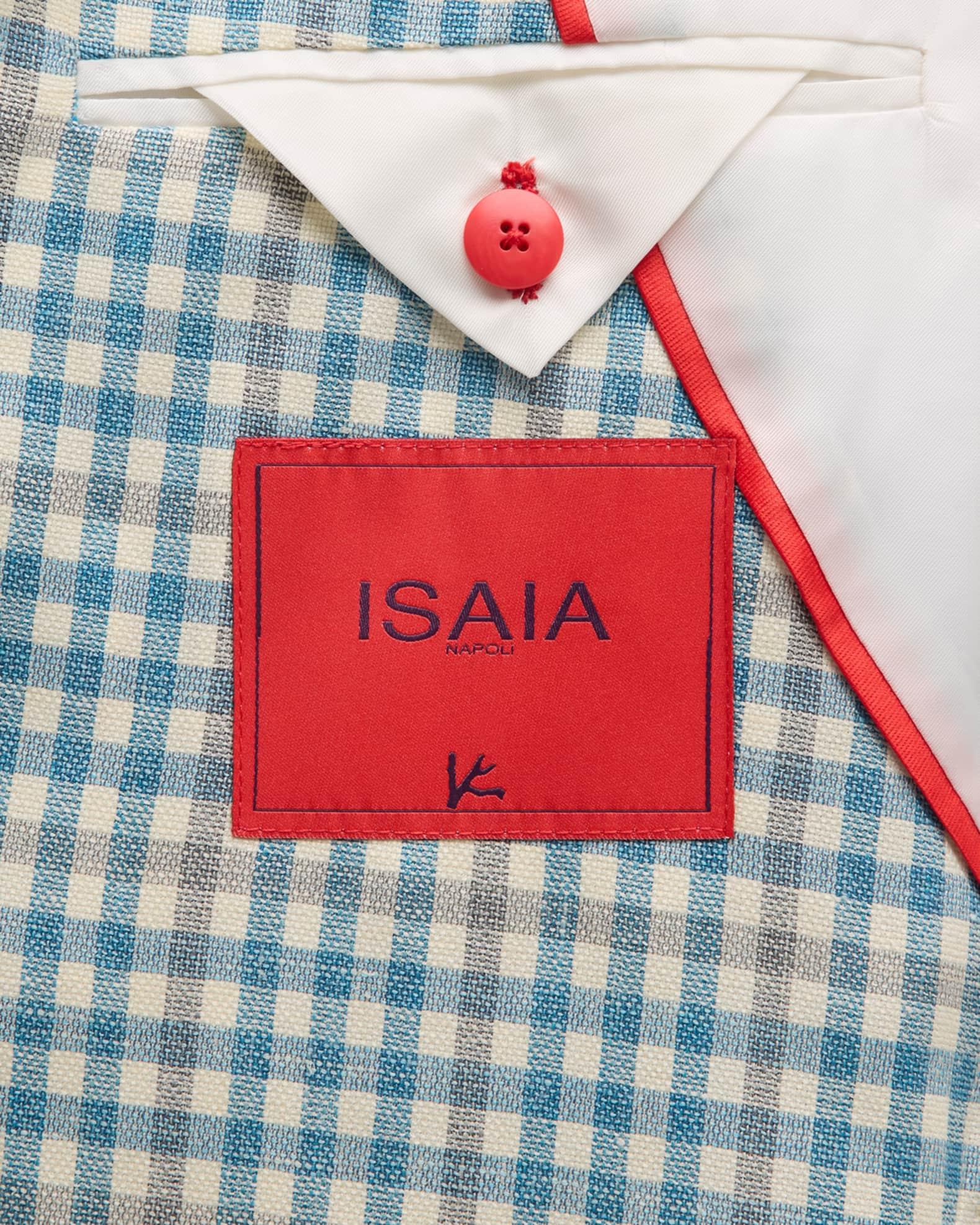 Men's Check Linen-Blend Sport Coat Product Image