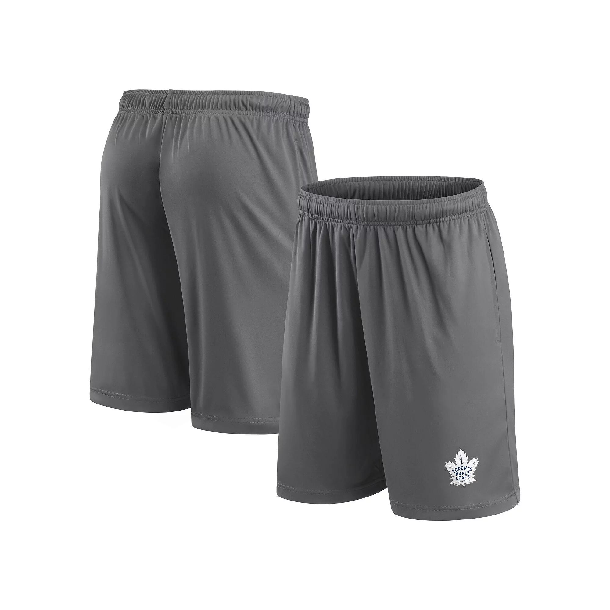 Men's Fanatics Branded Gray Toronto Maple Leafs Primary Logo Shorts, Size: XL, Mpl Grey Product Image