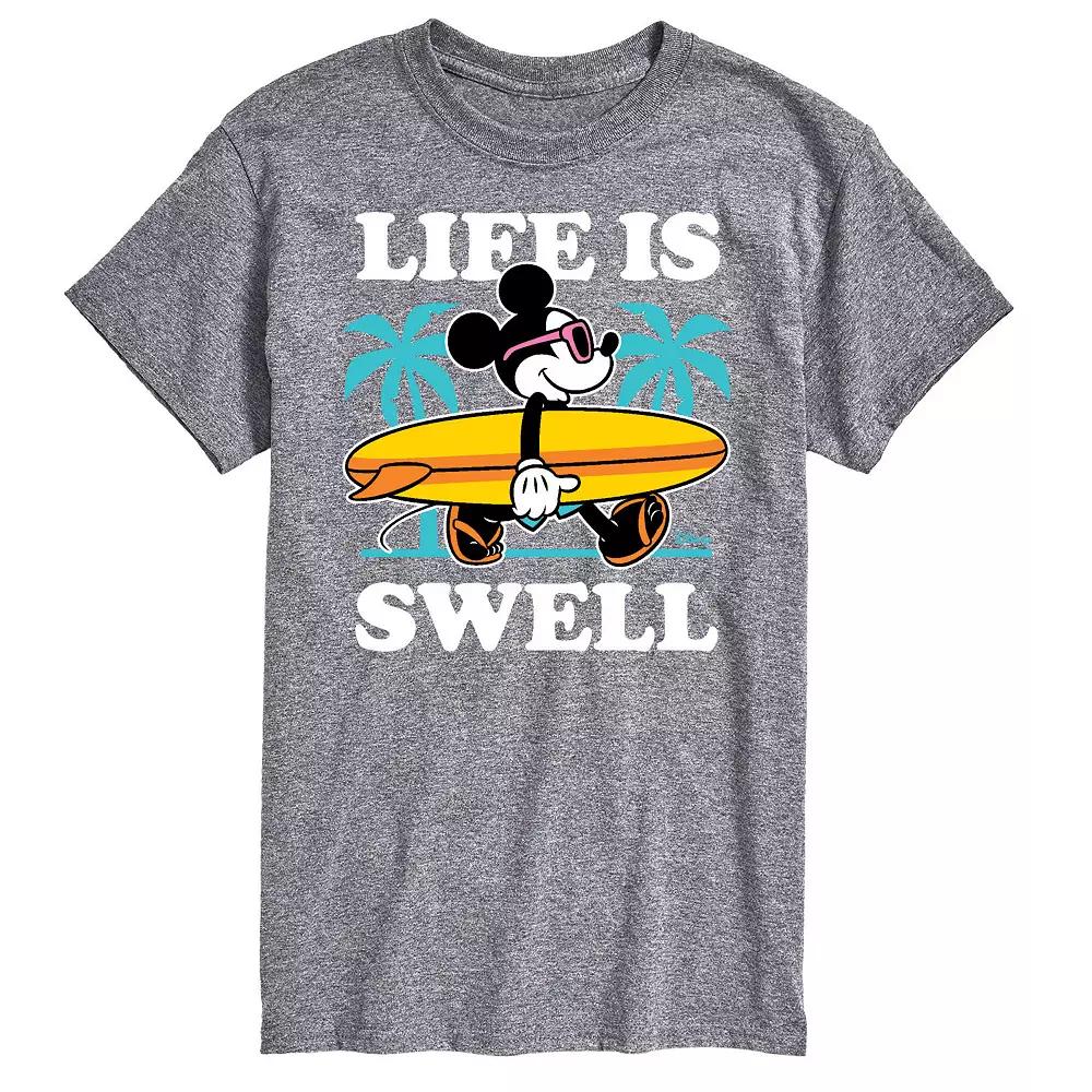 Disney's Mickey Mouse Big & Tall Life Is Swell Graphic Tee, Men's,  Product Image