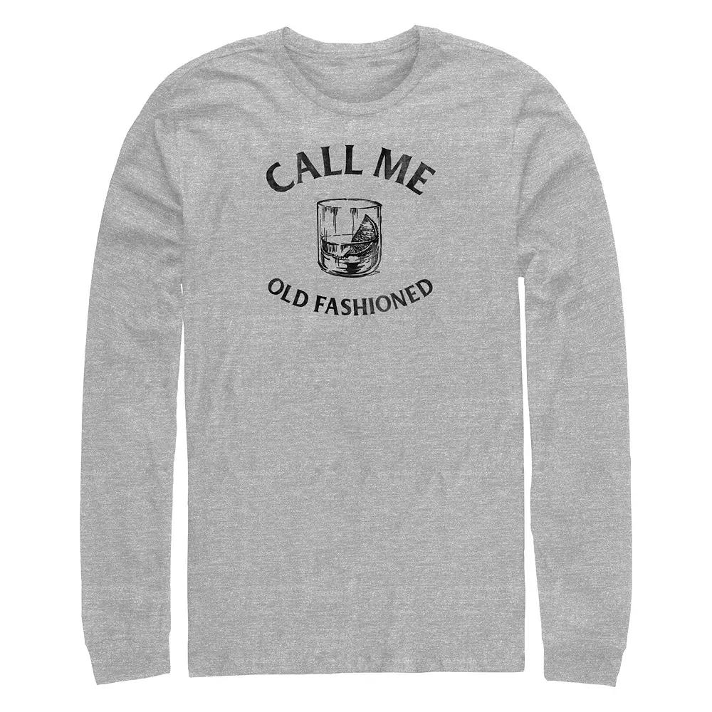 Big & Tall Call Me Old Fashioned Long Sleeve Graphic Tee, Men's,  Product Image