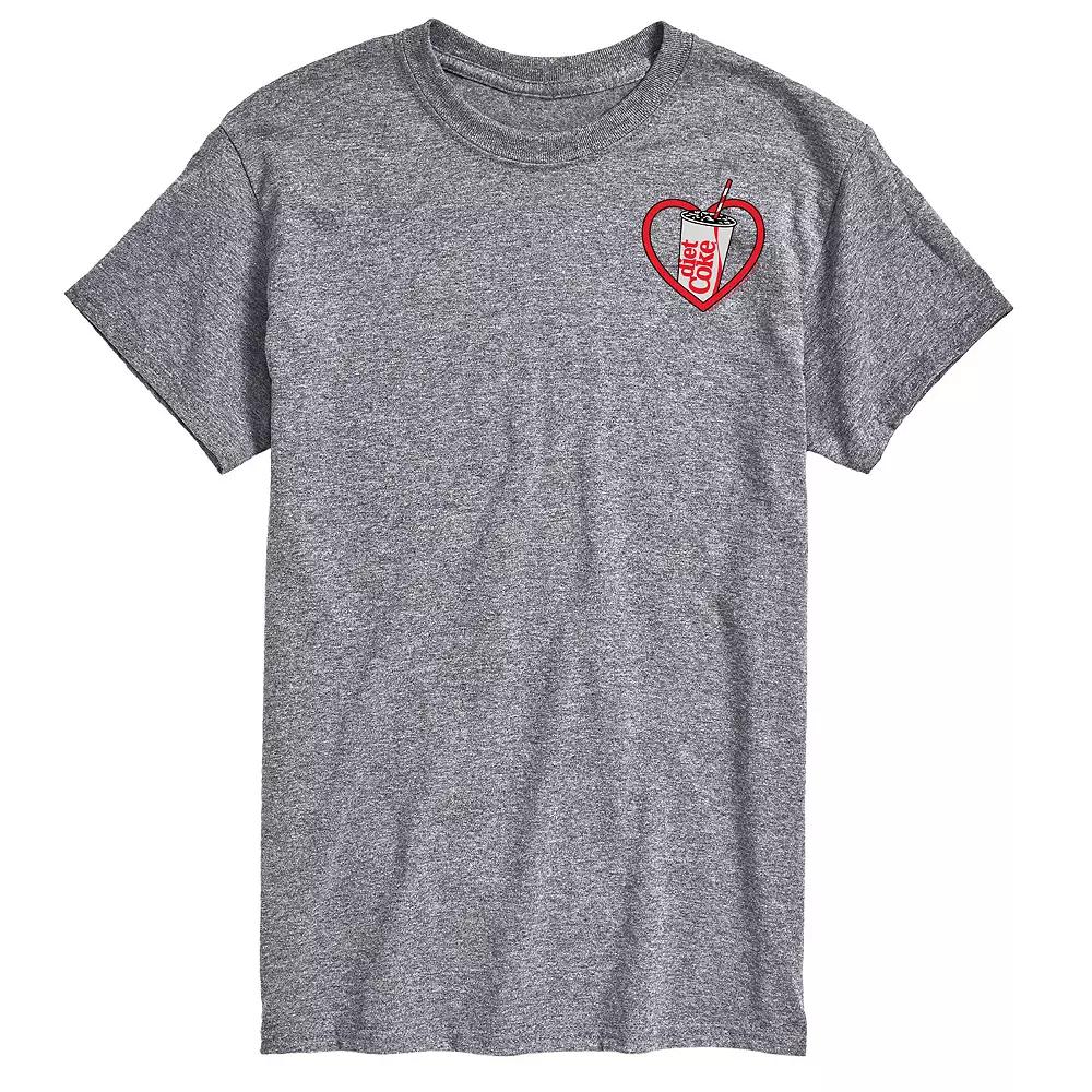 Men's Diet Coke Heart Graphic Tee,  Product Image