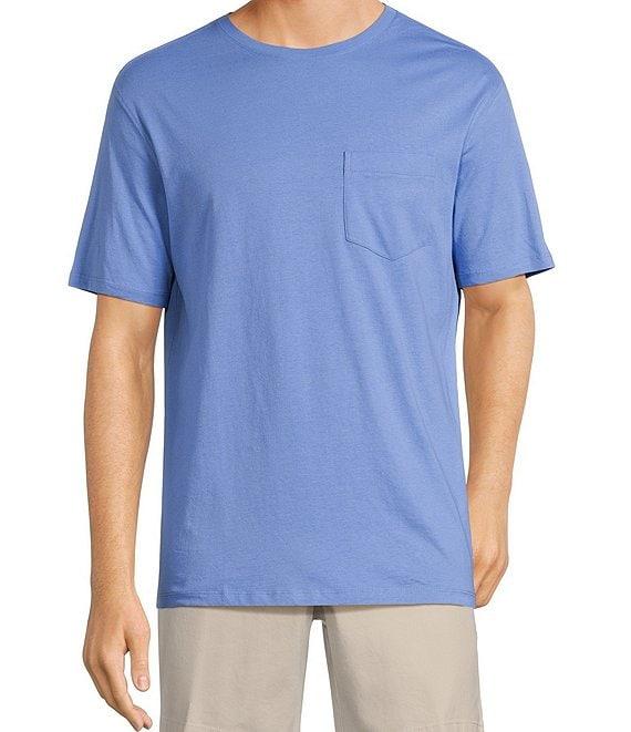 Roundtree & Yorke Short Sleeve Solid Pocket Crew T-Shirt Product Image