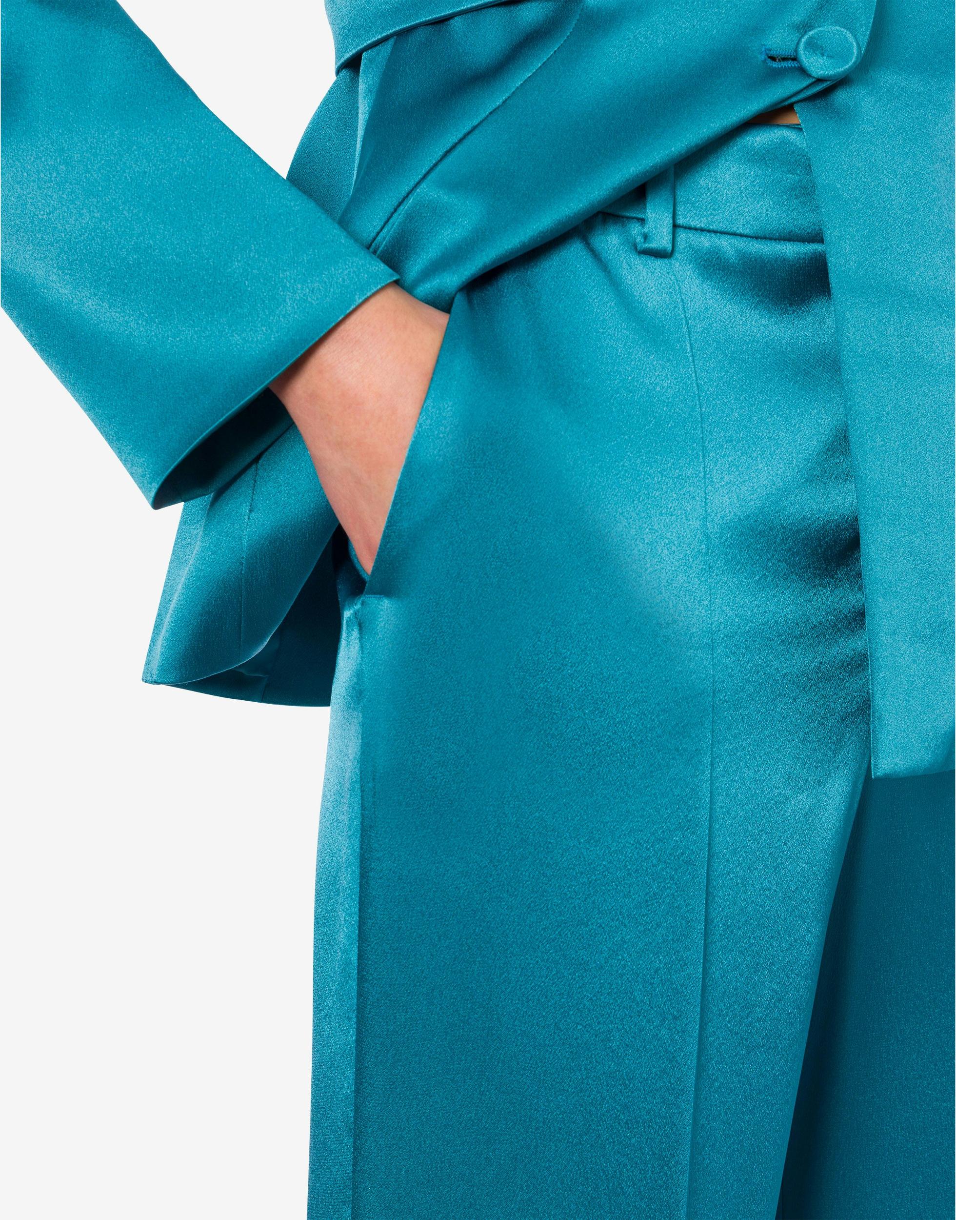 Wide satin trousers Product Image