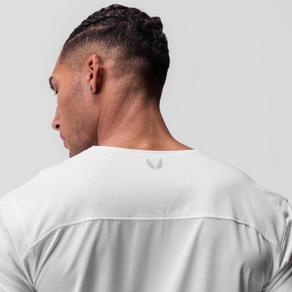 0846. CottonPlus™ Standard Mesh Back Tee - White Product Image