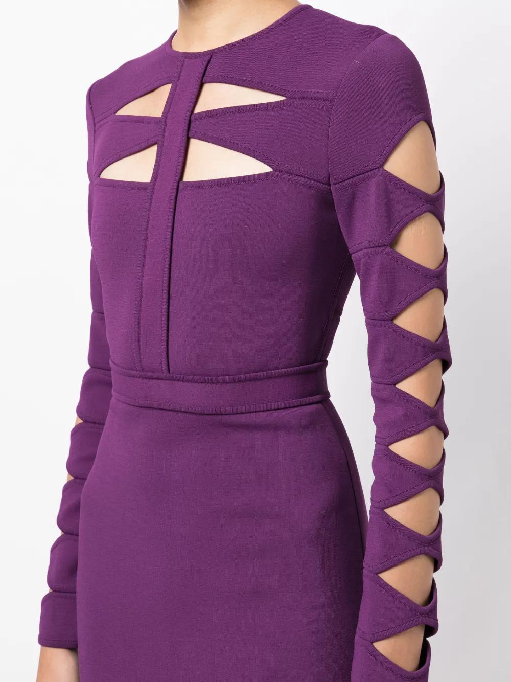 cut-out knit dress Product Image