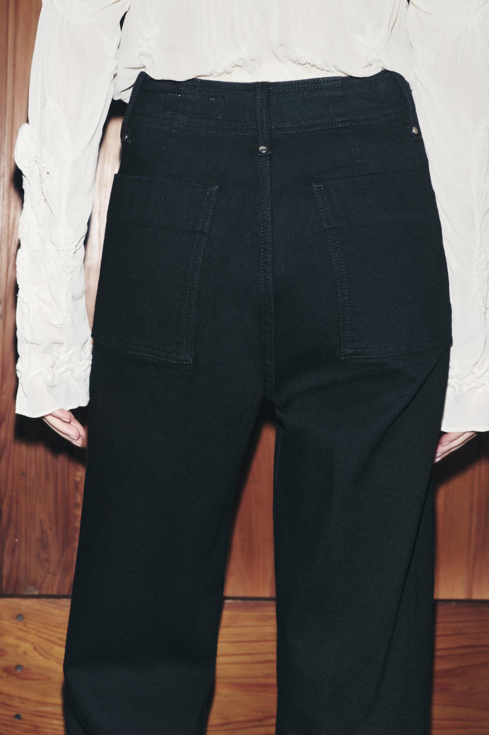 ZW COLLECTION HIGH WAIST WIDE LEG JEANS Product Image