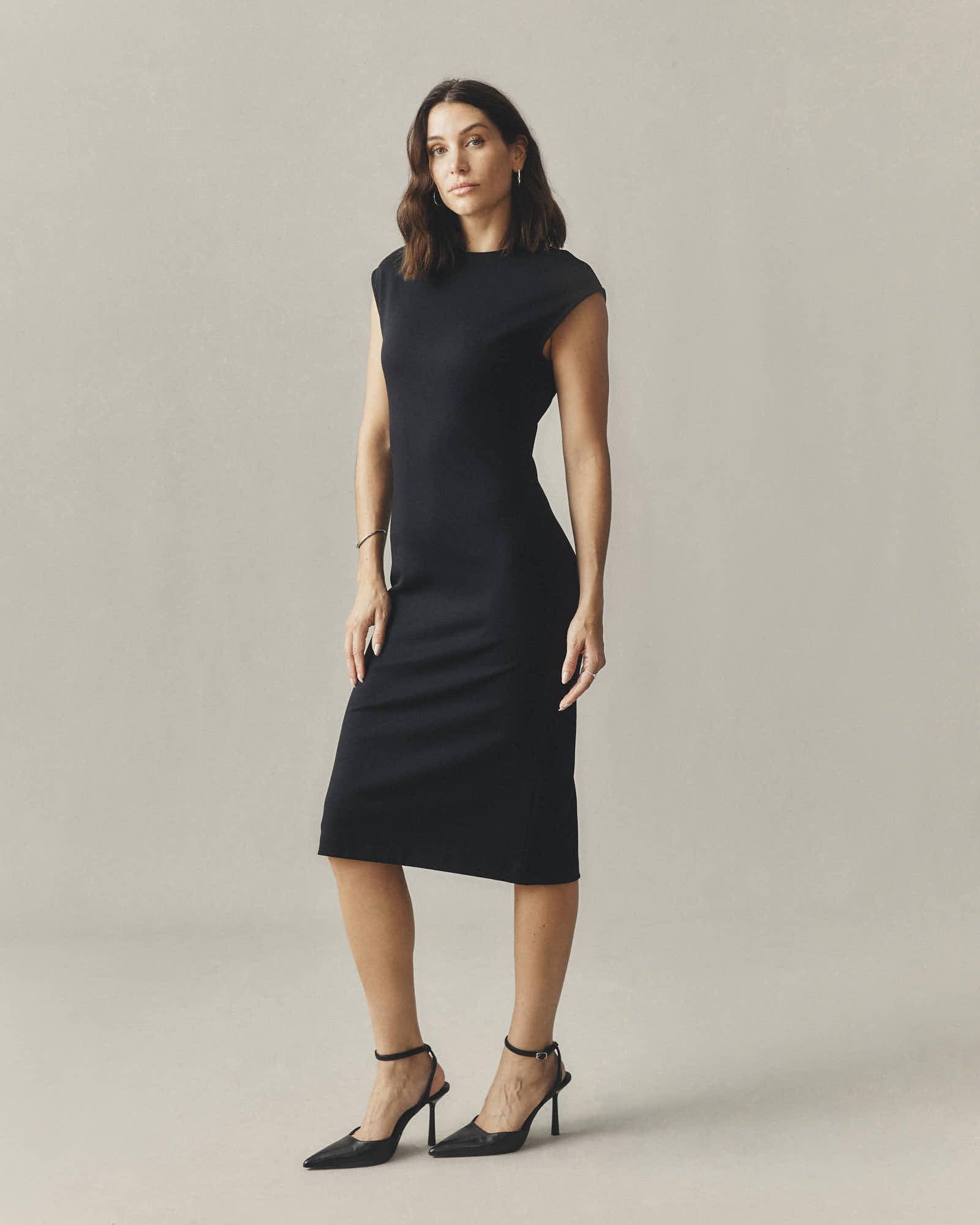 Women's Ponte Dress - Black Product Image