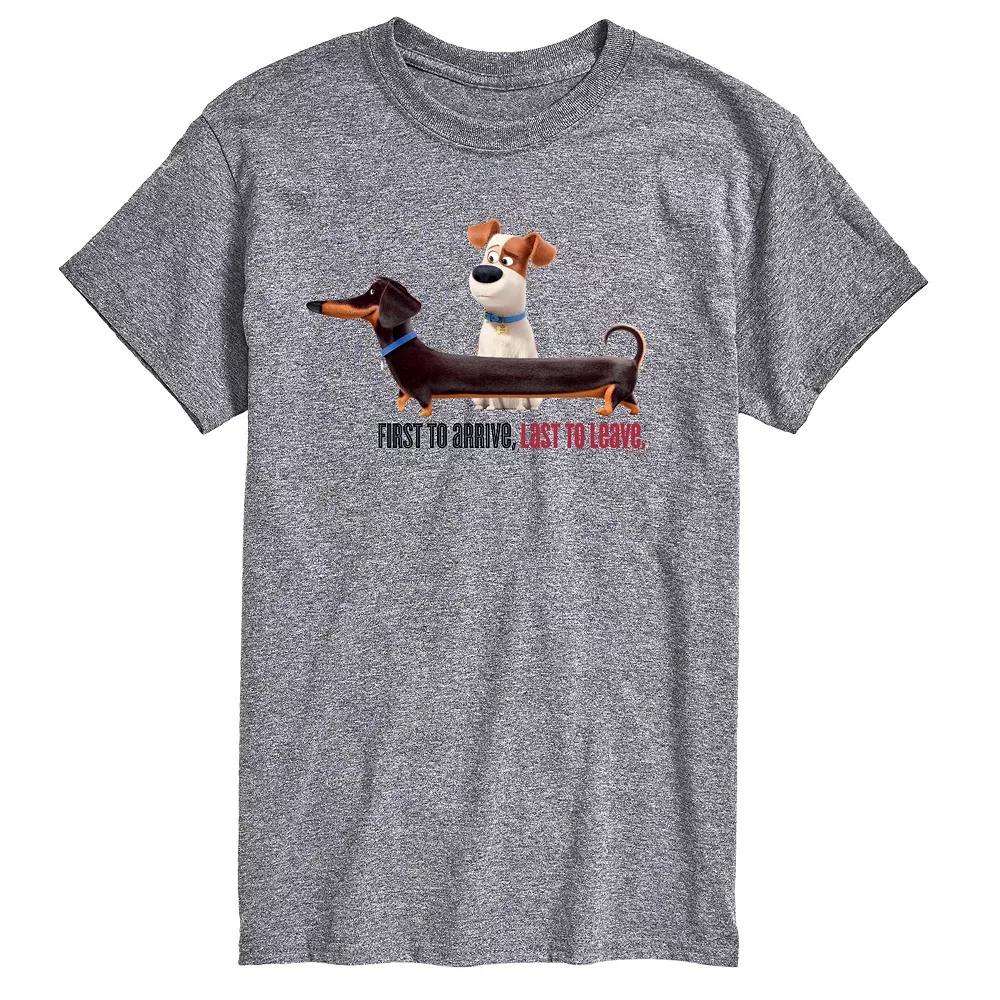 Big & Tall The Secret Life of Pets First To Arrive Dachshund Graphic Tee, Men's,  Product Image