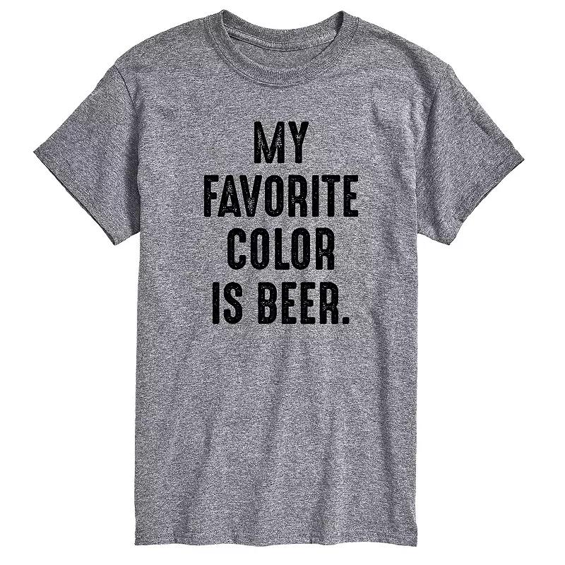 Men's Favorite Color is Beer Graphic Tee,  Product Image