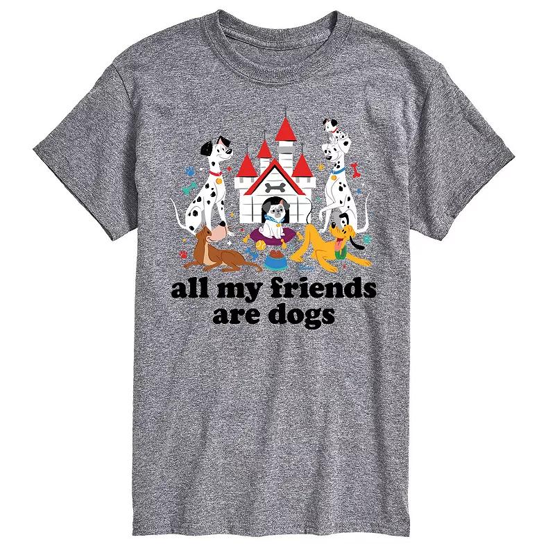 Disney Men's All My Friends Are Dogs Graphic Tee,  Product Image