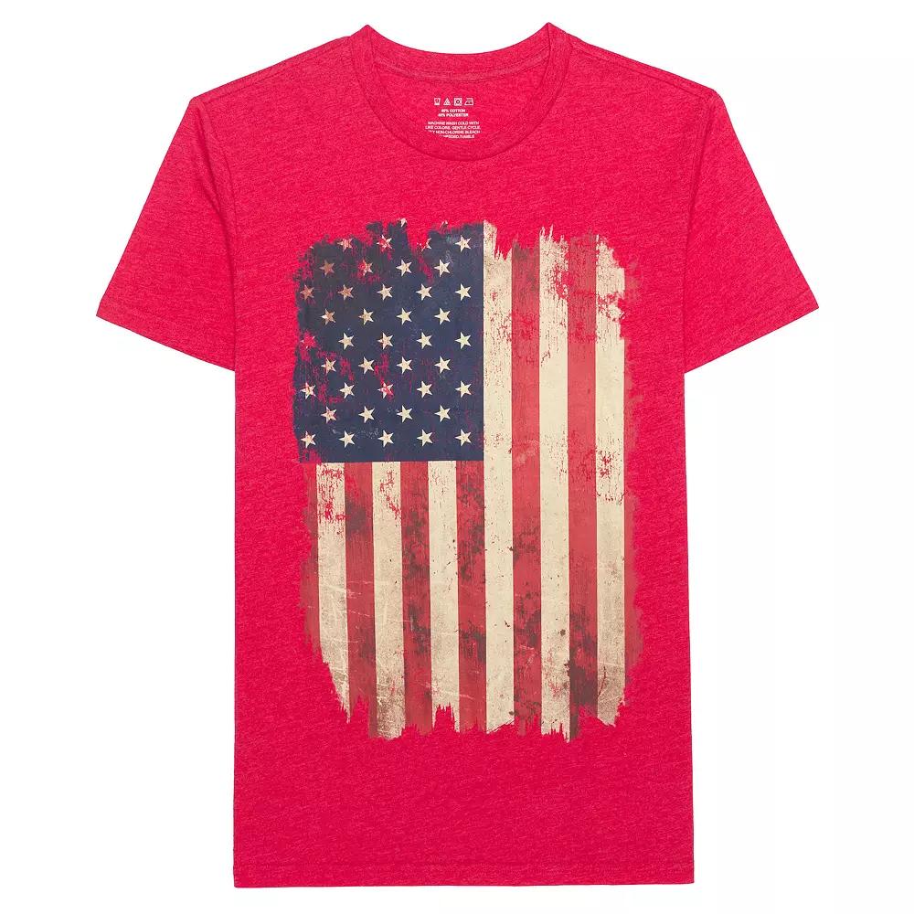 Men's American Stars Graphic Tee, Size: XXL, Red Product Image
