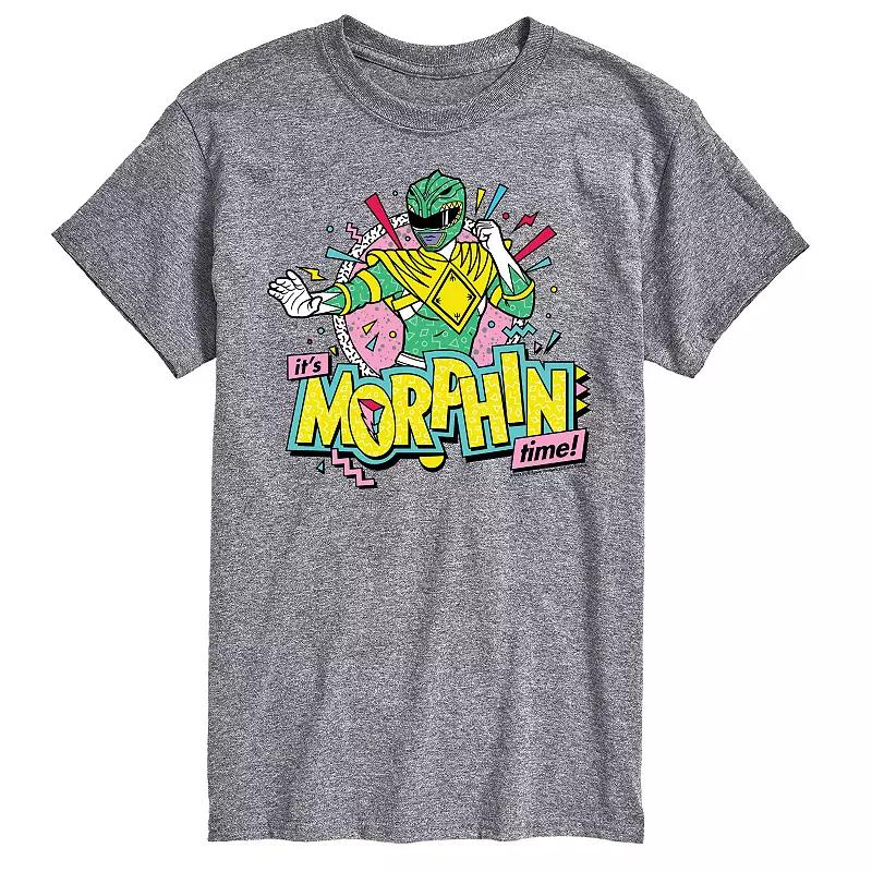 Men's Power Rangers Morphin Time Green Graphic Tee,  Product Image