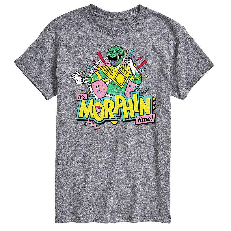 Men's Power Rangers Morphin Time Green Graphic Tee,  Product Image