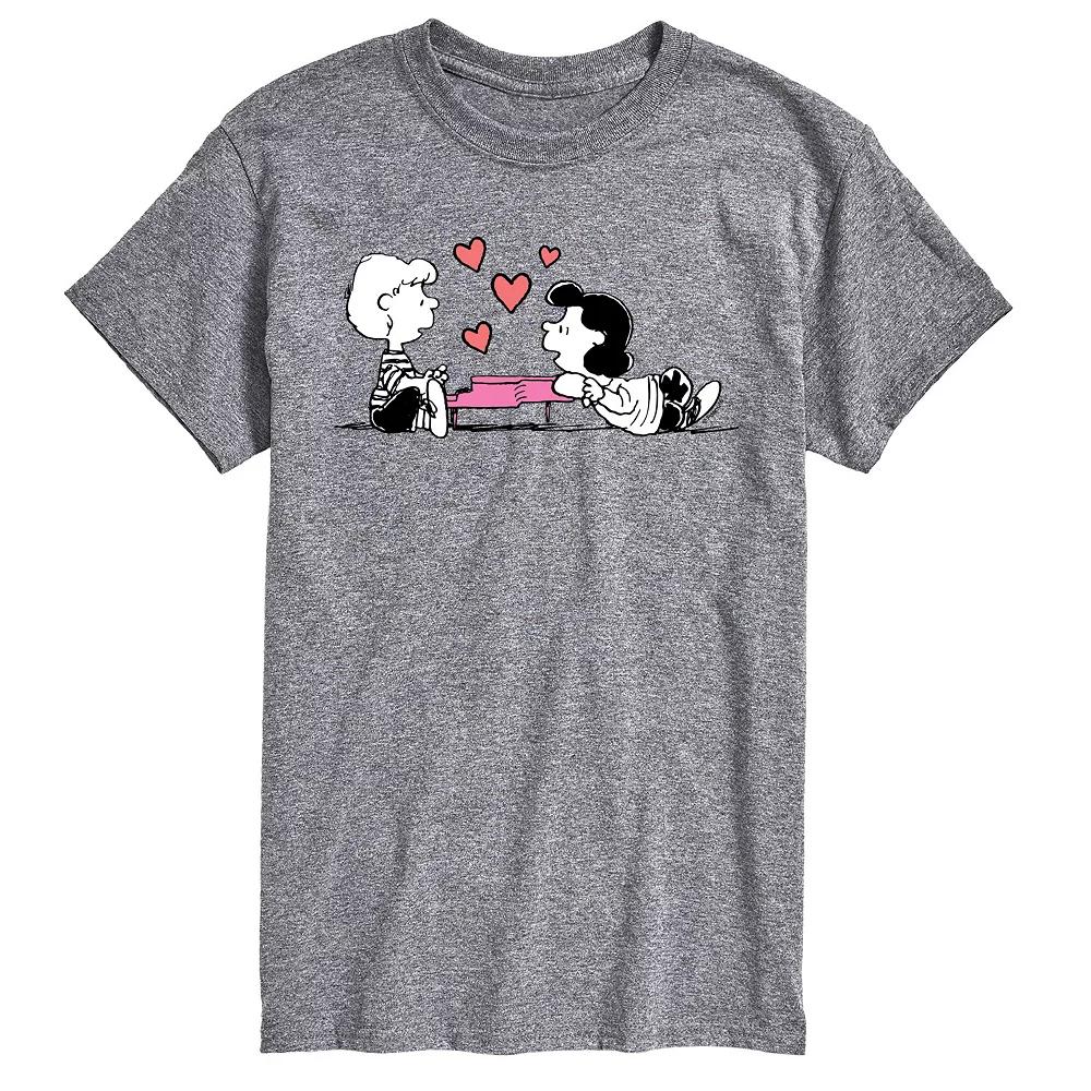 Big & Tall Peanuts Lucy Valentine Tee, Men's,  Product Image