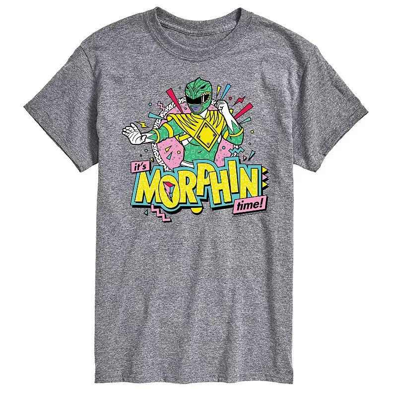Men's Power Rangers Morphin Time Green Graphic Tee,  Product Image