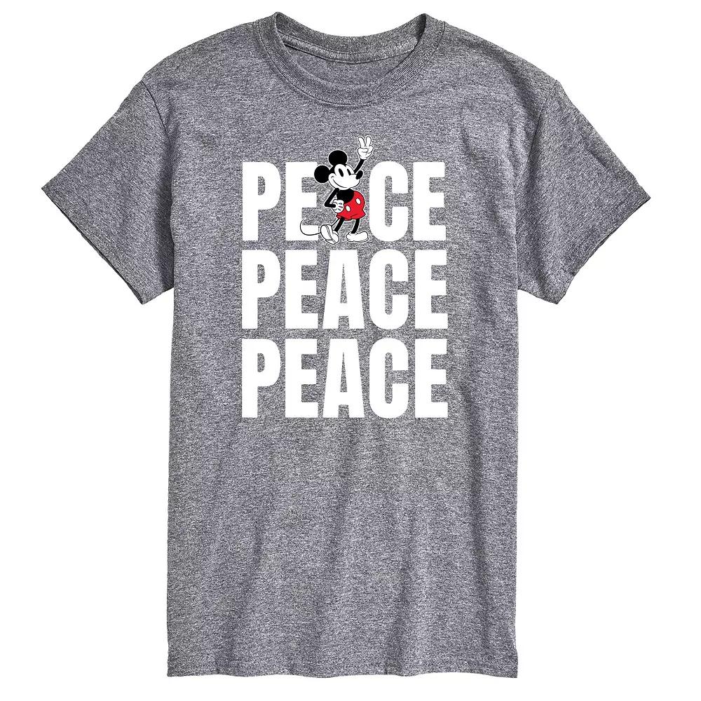 Disney's Mickey Mouse Men's Peace Graphic Tee,  Product Image