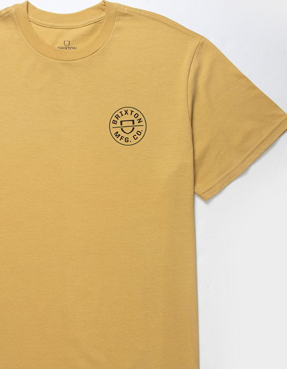 BRIXTON Crest II Mens Tee - YELLOW Product Image