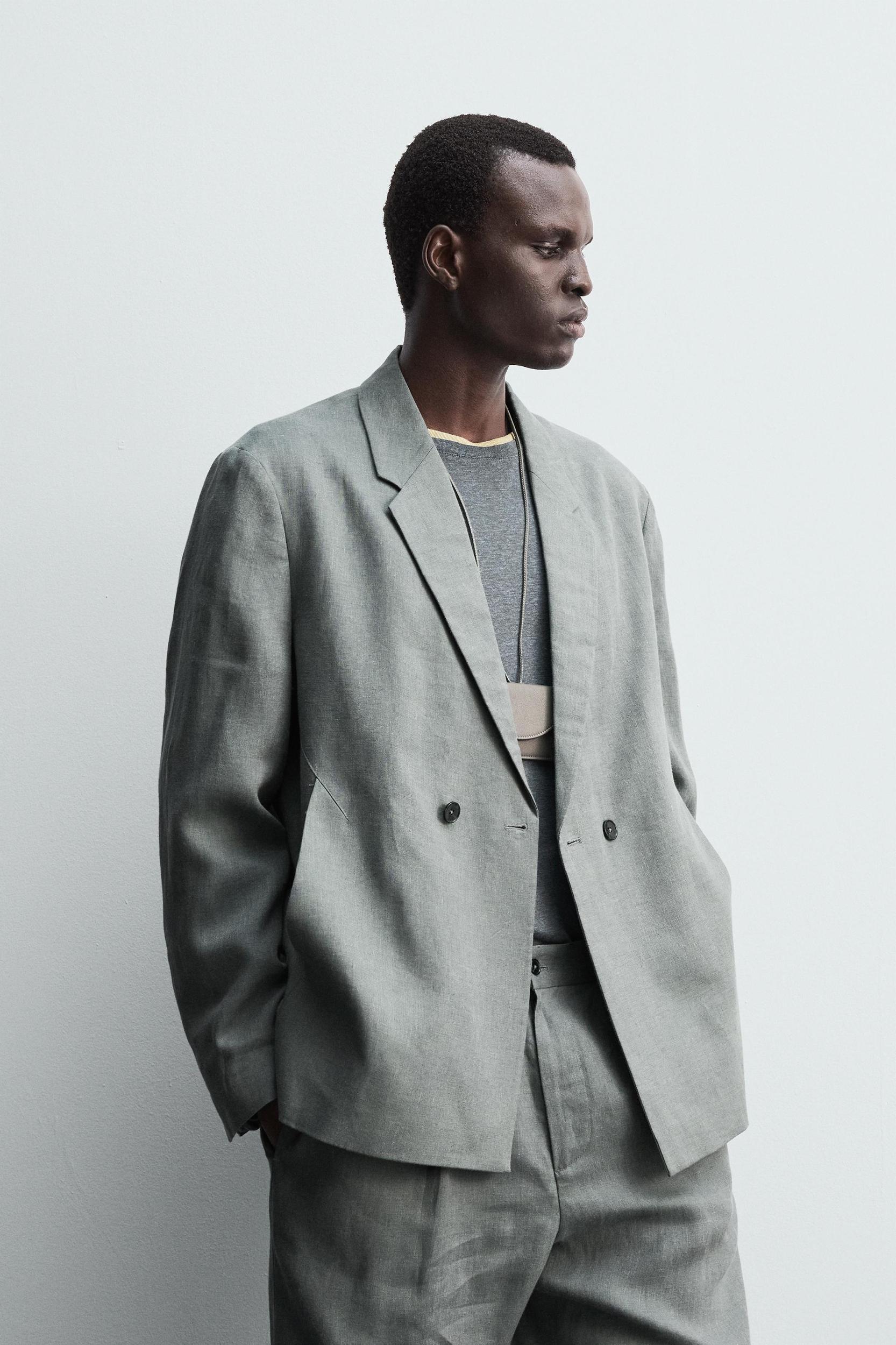 100% LINEN SUIT PANTS Product Image