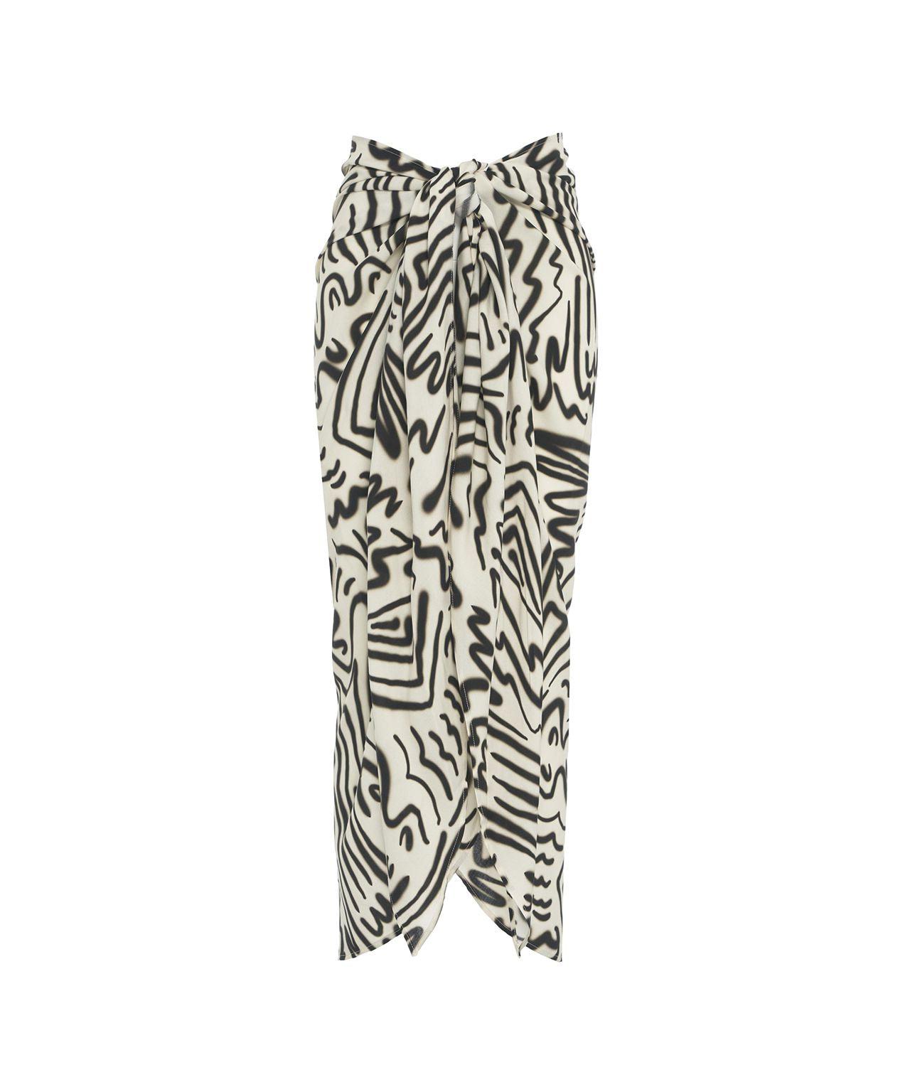 Wrap skirt 'Cyan Sarong' Product Image