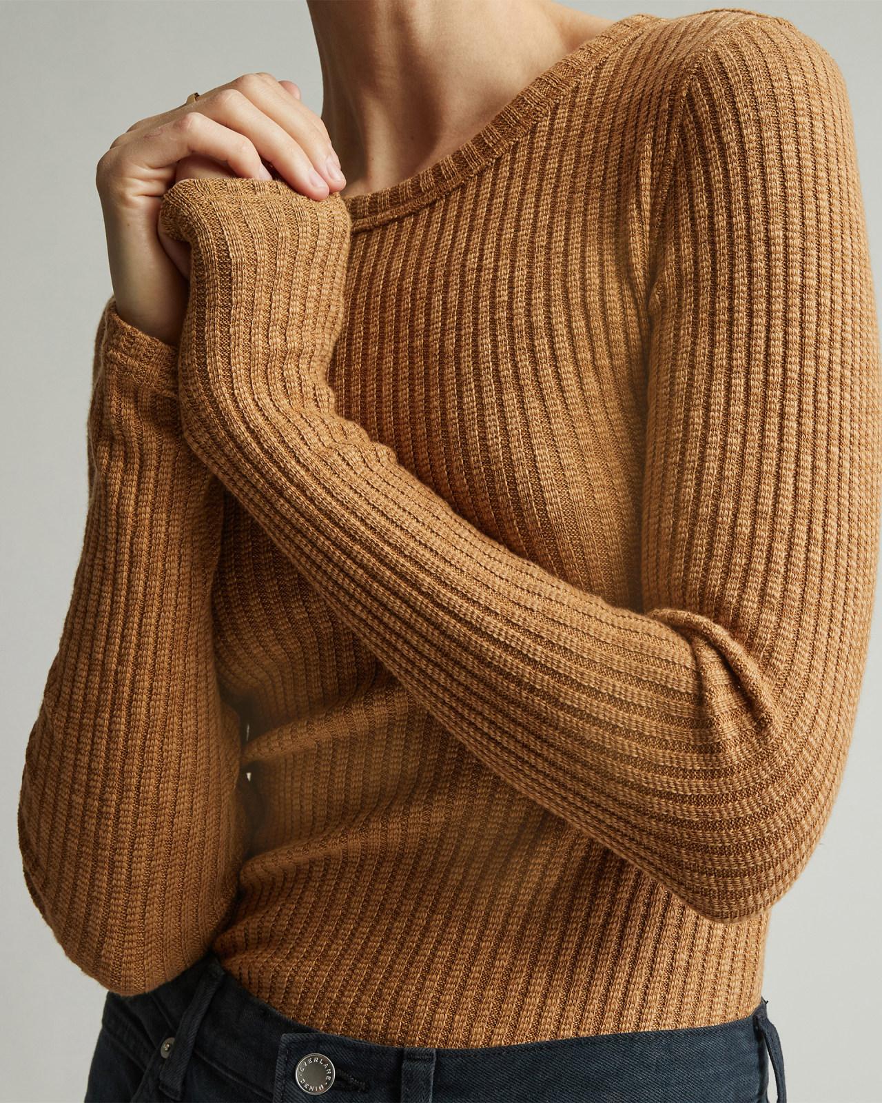 Womens Cozy Rib Long-Sleeve Tee Sweater by Everlane Product Image