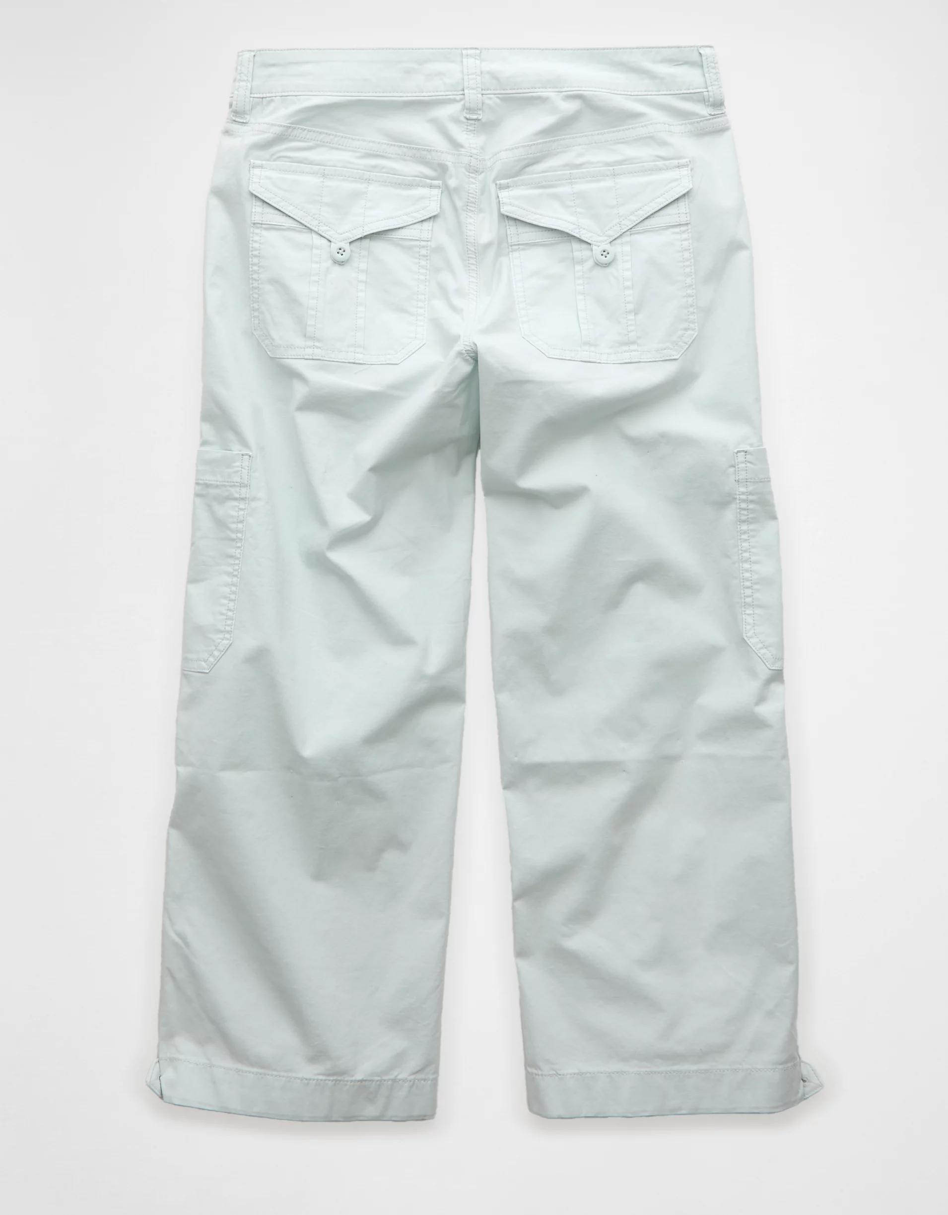 AE Stretch Low-Rise Straight Crop Pant Product Image