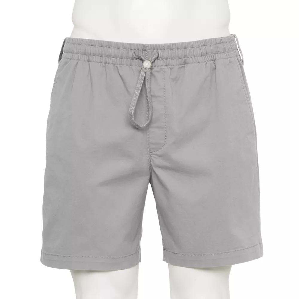 Men's Adaptive Sonoma Goods For Life® 7" Everyday Pull-On Shorts, Size: Small, Dark Gray Product Image