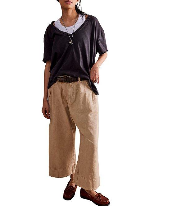 Free People Nina V-Neck Short Sleeve Tee Product Image