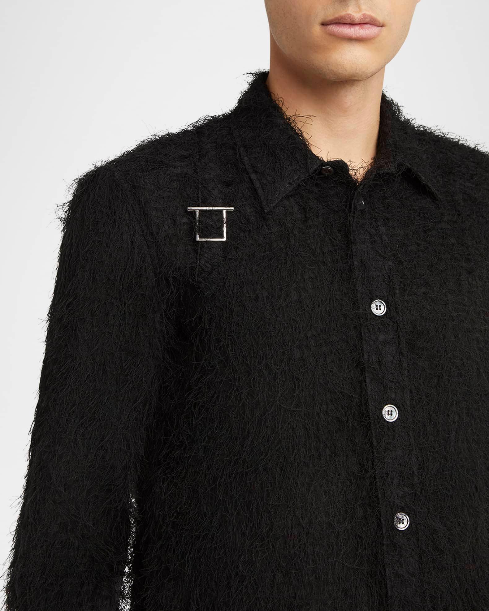 Men's Shredded Long-Sleeve Shirt Product Image