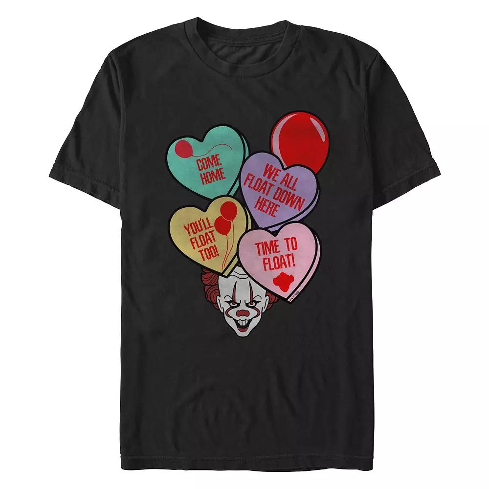 Men's IT Spooky Valentine's Day Candy Hearts Graphic Tee,  Product Image