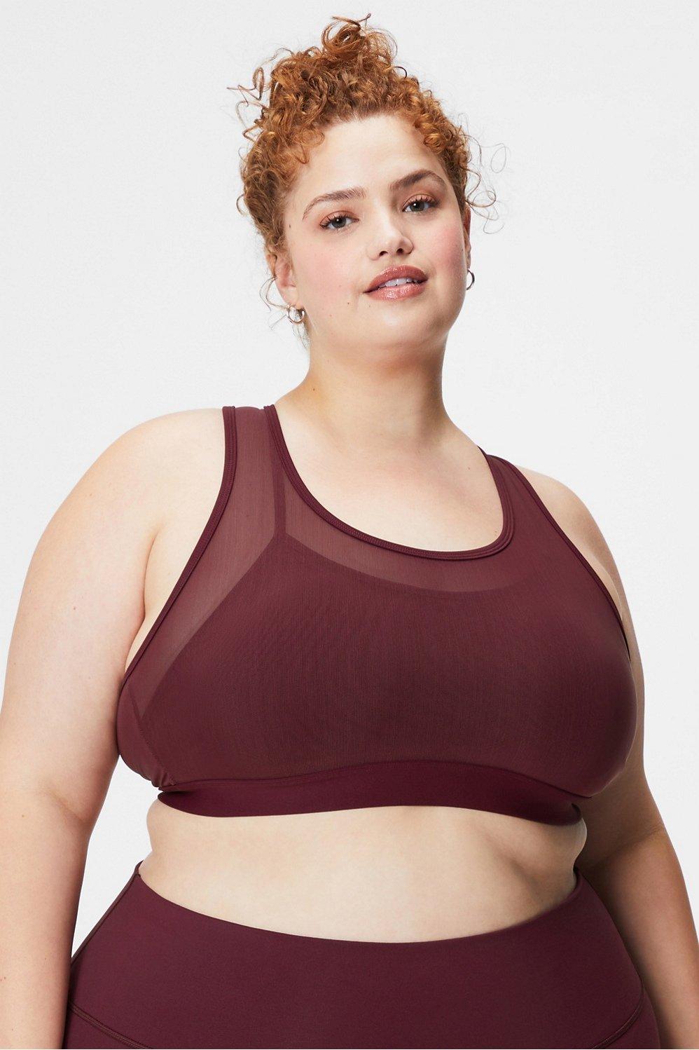 Fabletics Faye High Impact Sports Bra Womens red plus Size 3X Product Image