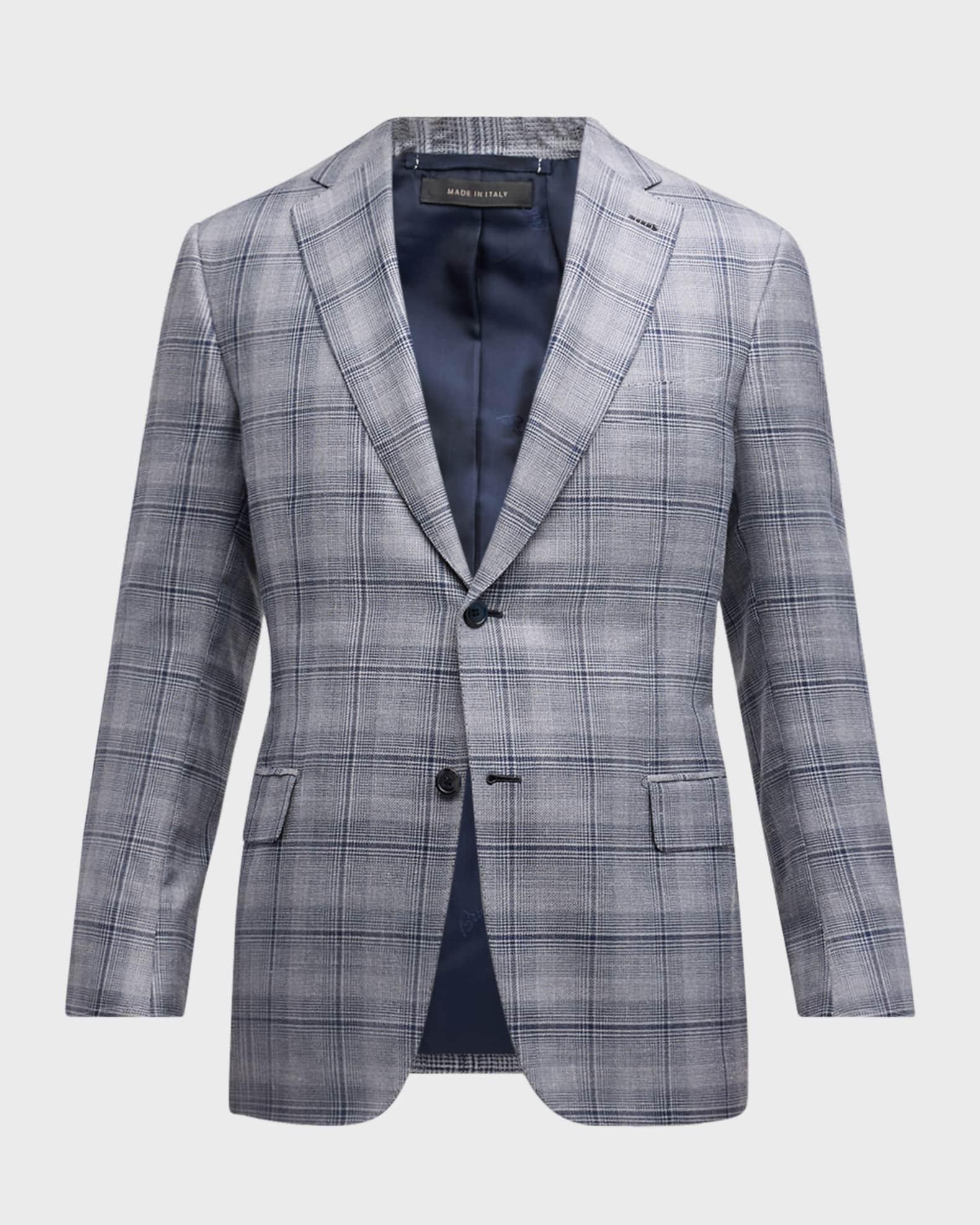 Men's Macro Plaid Sport Coat Product Image