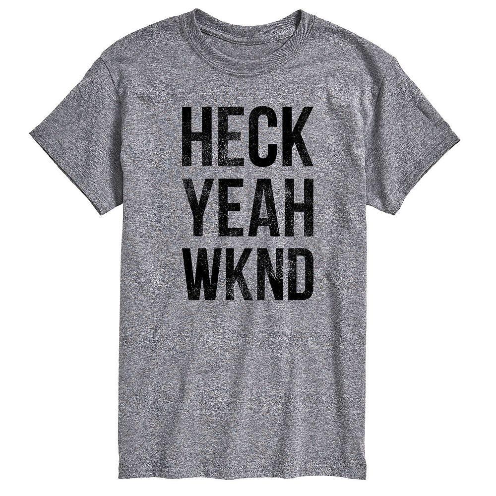 Big & Tall "Heck Yeah Wknd" Graphic Tee, Men's,  Product Image