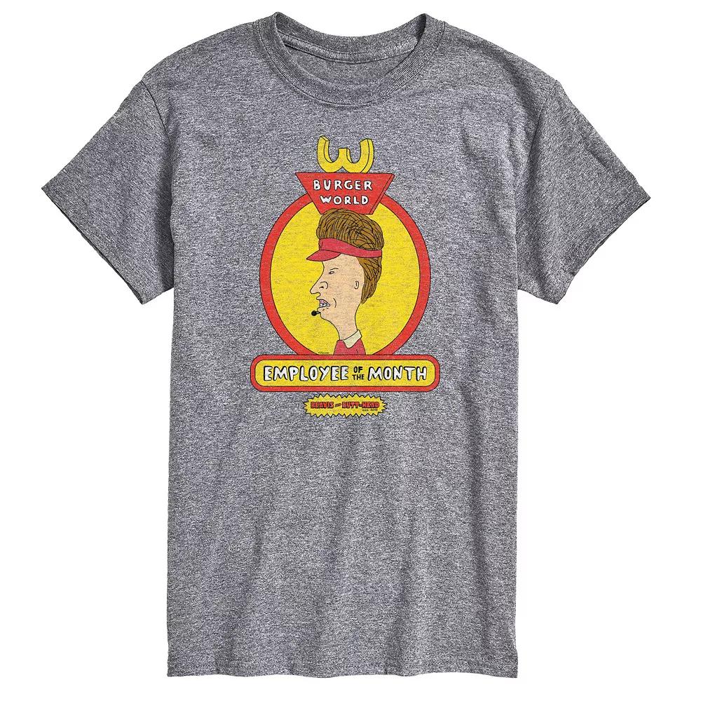 Big & Tall Beavis & Butthead Employee Of The Month Tee, Men's,  Product Image