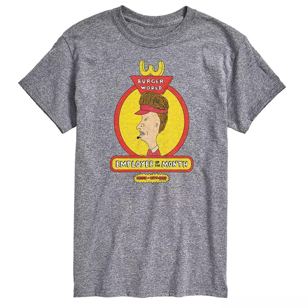 Big & Tall Beavis & Butthead Employee Of The Month Tee, Men's,  Product Image