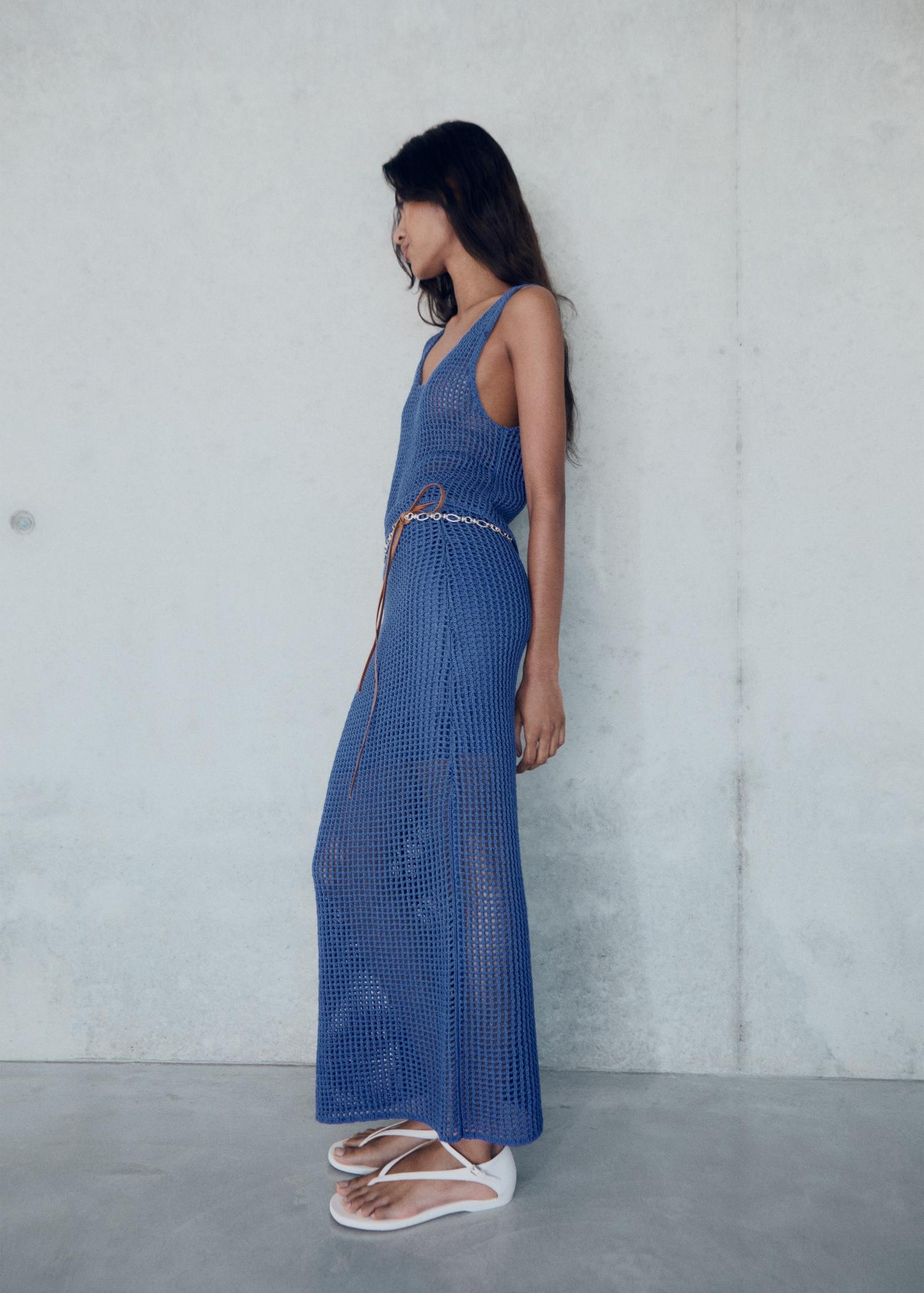 Crochet long skirt - Women | MANGO USA Product Image