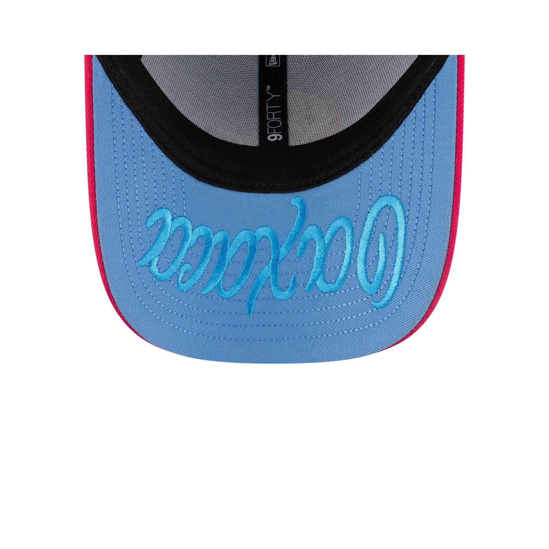 Guerreros de Oaxaca LMB 100th Anniversary Alt Blue 9FORTY Snapback Hat Male Product Image
