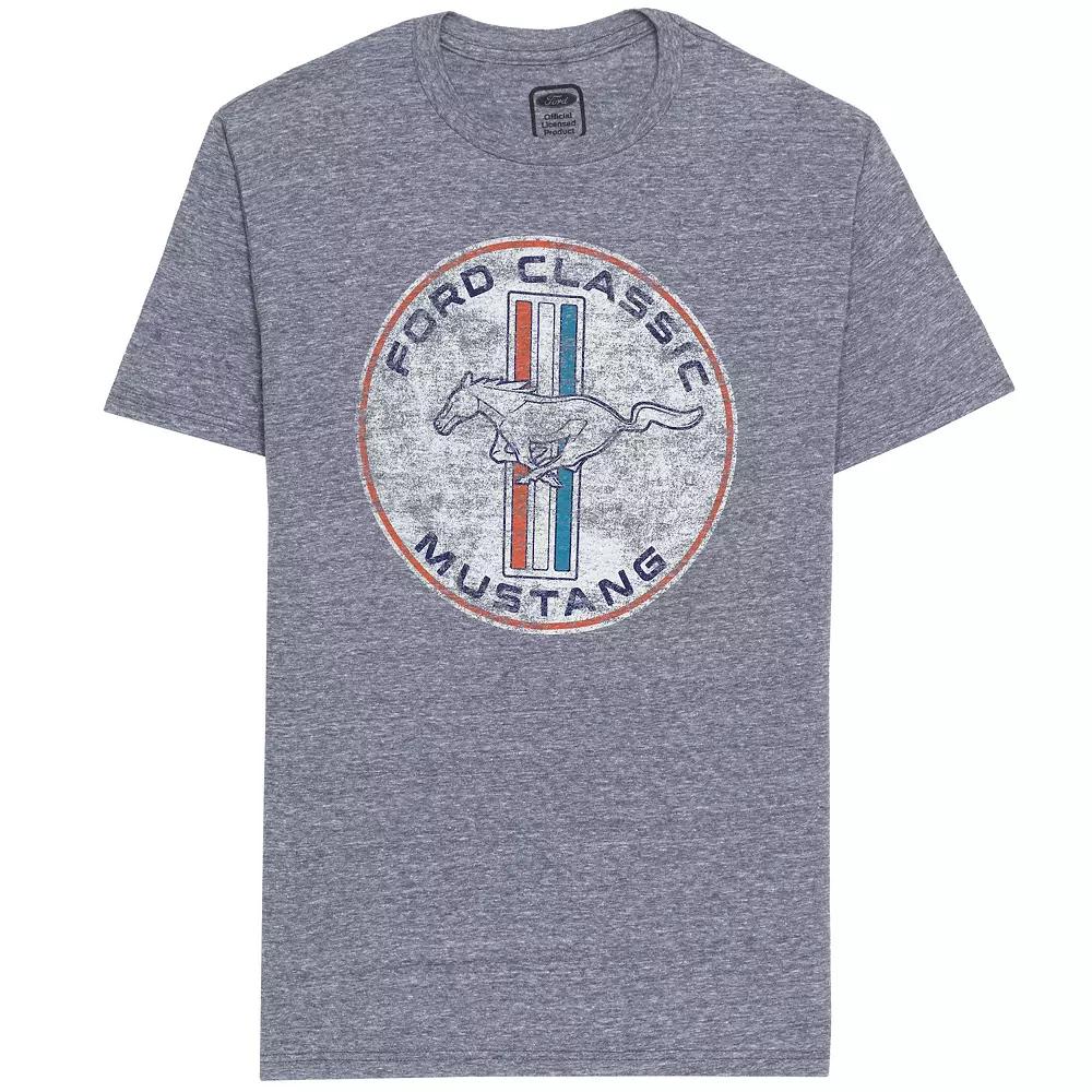 Big & Tall Ford Mustang Graphic tee, Men's, Size: 4XB, Grey Grey Product Image