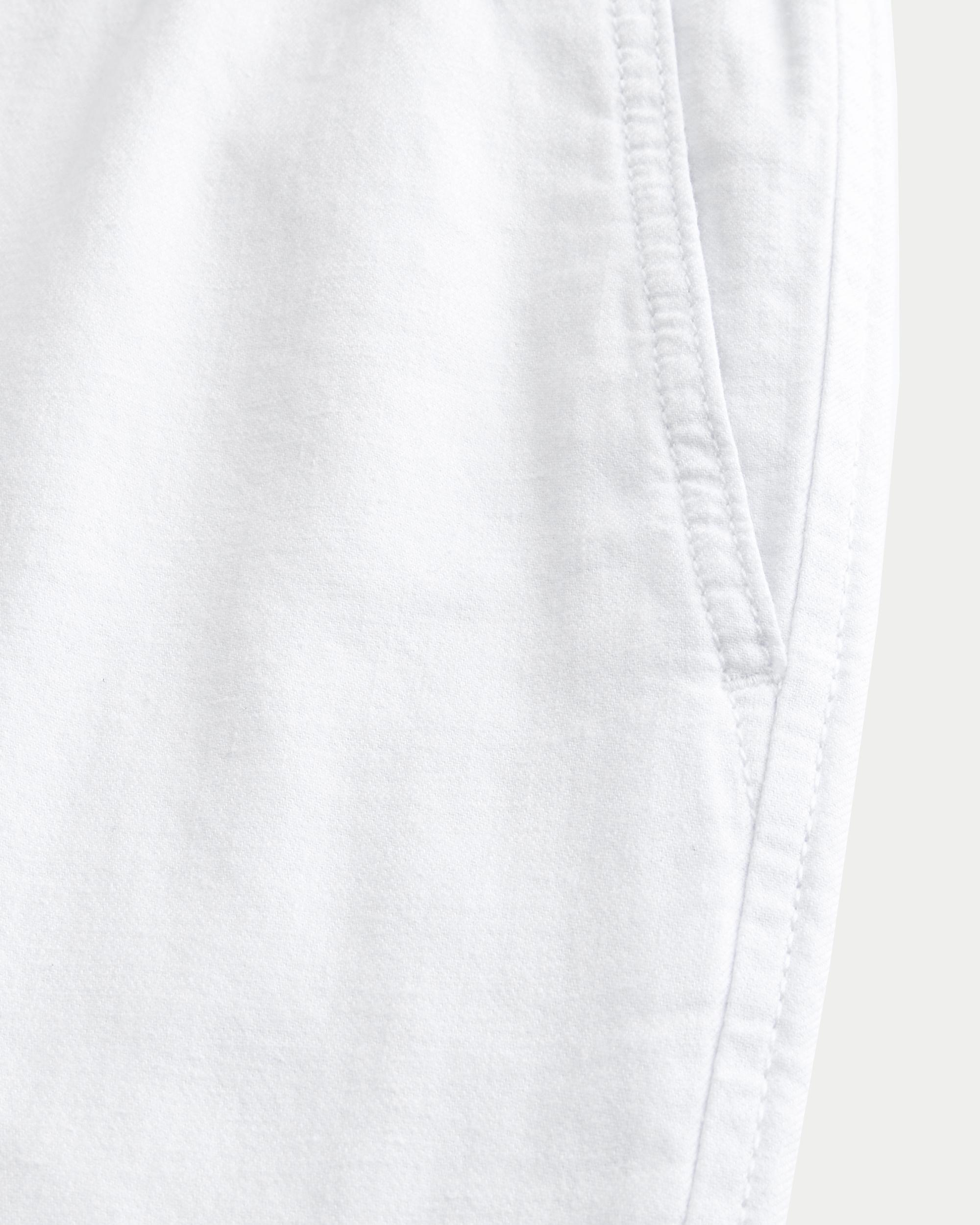 Linen-Blend Loose Pull-On Pants Product Image