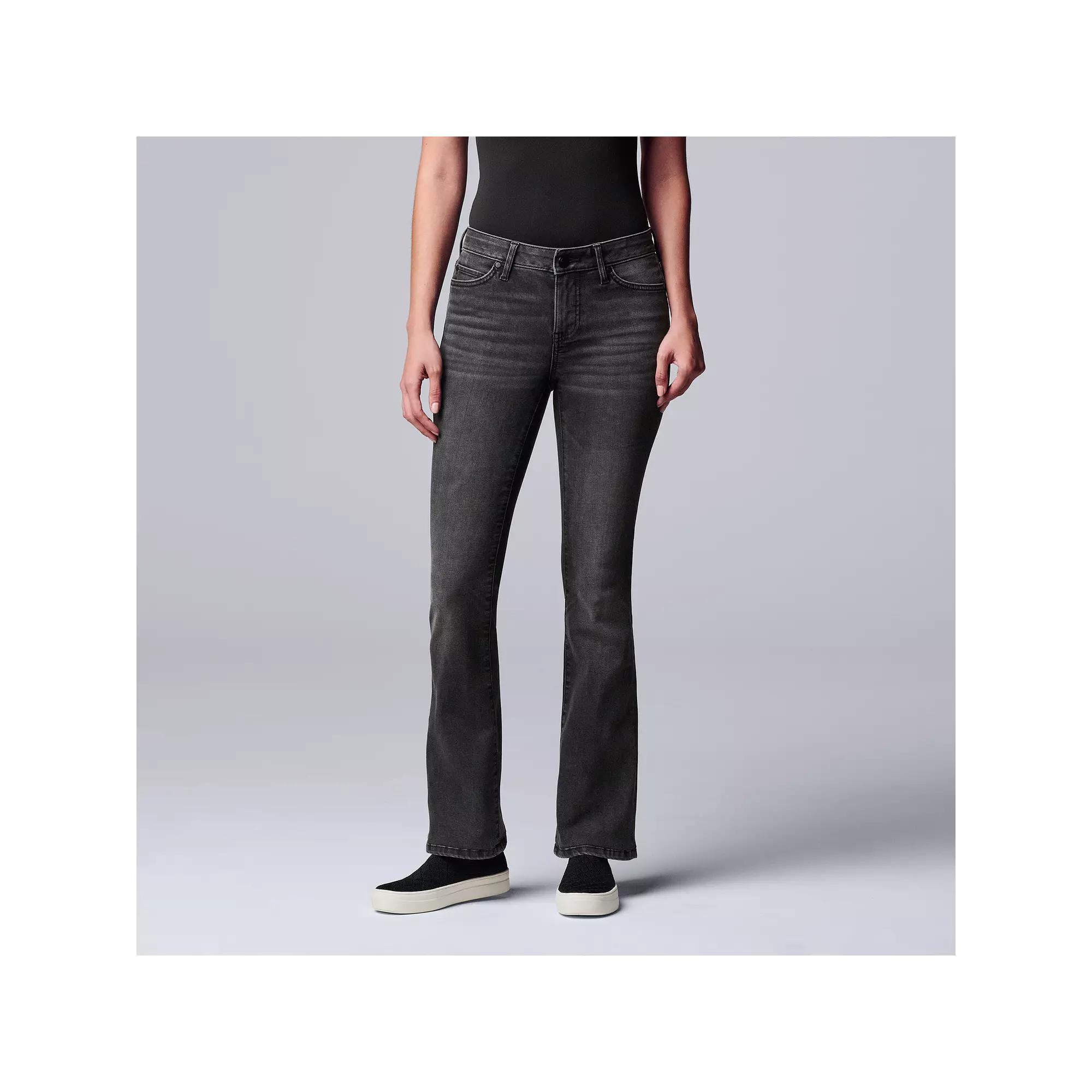 Women's Simply Vera Vera Wang Stretch Bootcut Jeans,  Product Image
