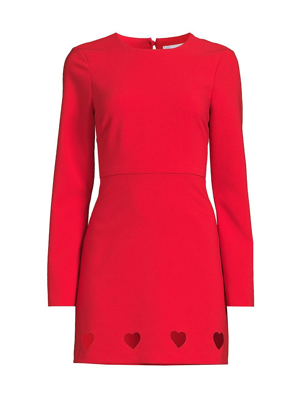 Womens Leva Heart Cut-Out Minidress Product Image