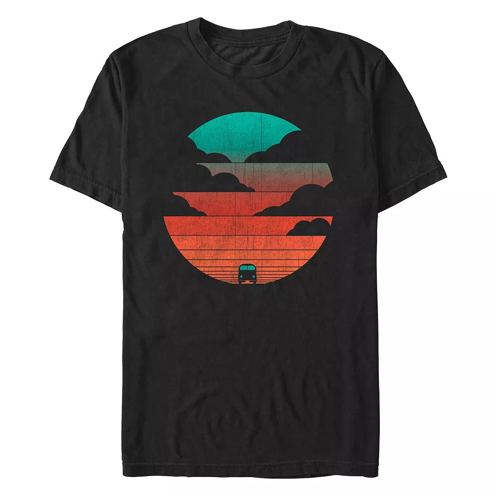 Big & Tall Driving Into The Sunset Graphic Tee, Men's,  Product Image