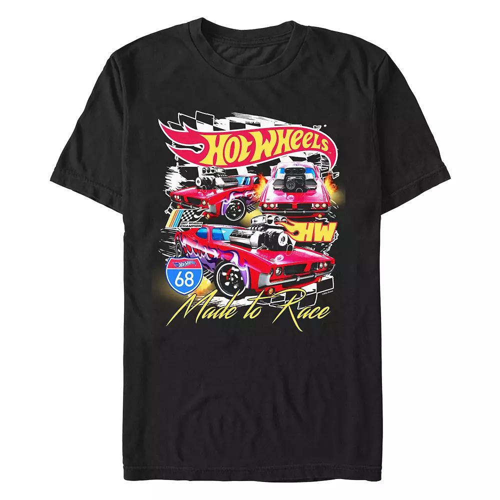 Men's Hot Wheels '68 Made To Race Graphic Tee,  Product Image