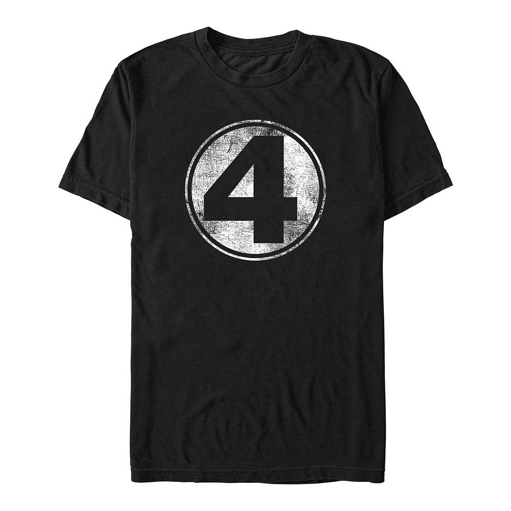 Big & Tall Marvel Fantastic Four Distressed Logo Graphic Tee, Men's,  Product Image