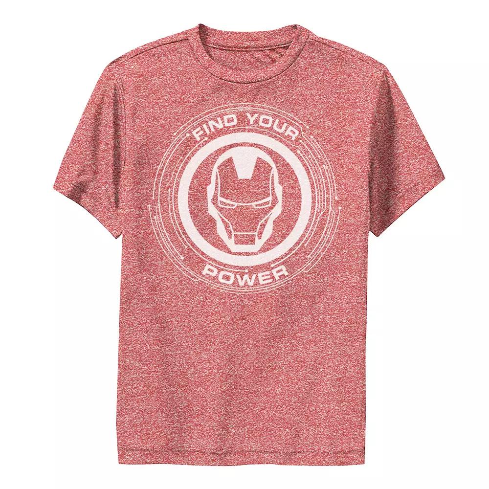 Boys 8-20 Marvel Iron Man Find Your Power Performance Tee, Boy's,  Product Image