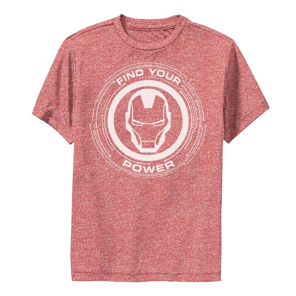 Boys 8-20 Marvel Iron Man Find Your Power Performance Tee, Boy's,  Product Image