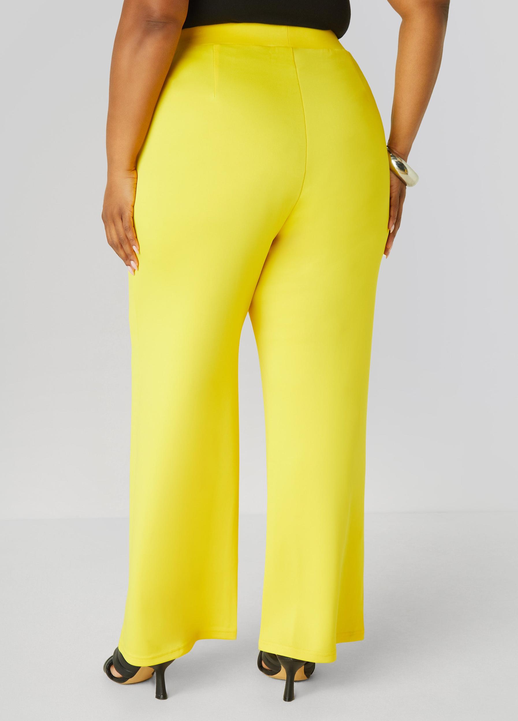 Pintucked High Waist Track Pants Product Image