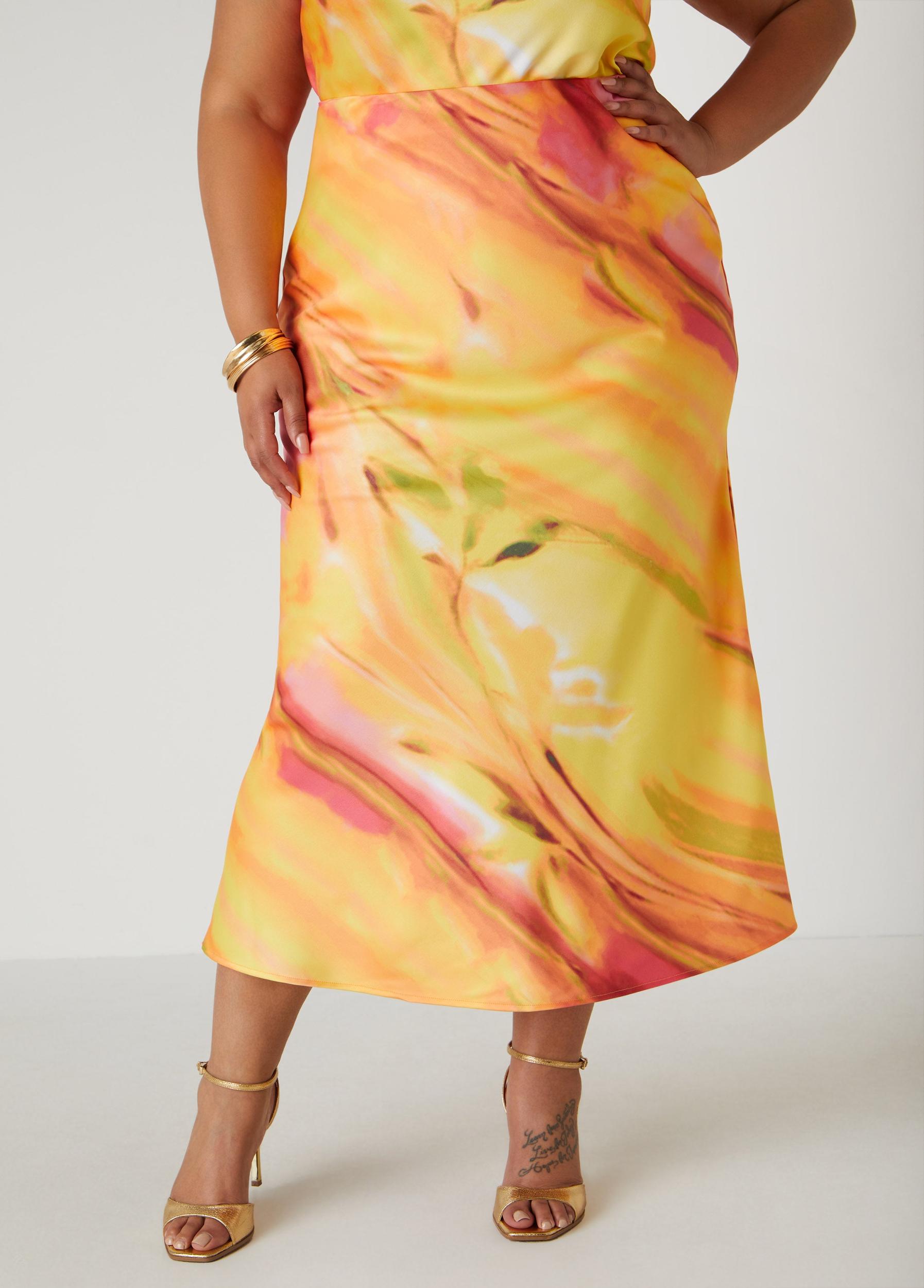 Tie Dyed Maxi Skirt Product Image